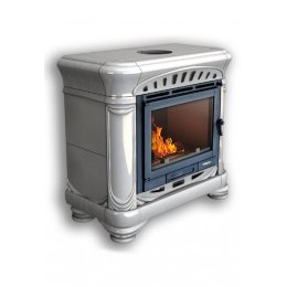 Каминная облицовка КимрПечь Модерн пристенная Белый